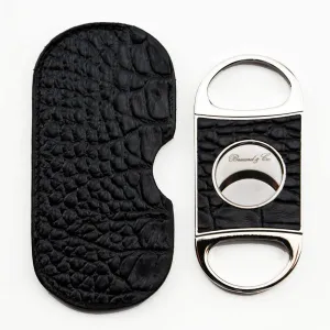 Brizard and Co. Double Guillotine Series 2 Cutter - Croco Pattern Black