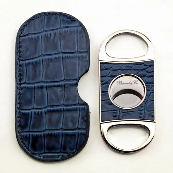 Brizard and Co. Double Guillotine Series 2 Cutter - Indigo Croco Pattern