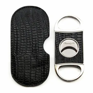 Brizard and Co. Double Guillotine Series 2 Cutter - Lizard Pattern Black