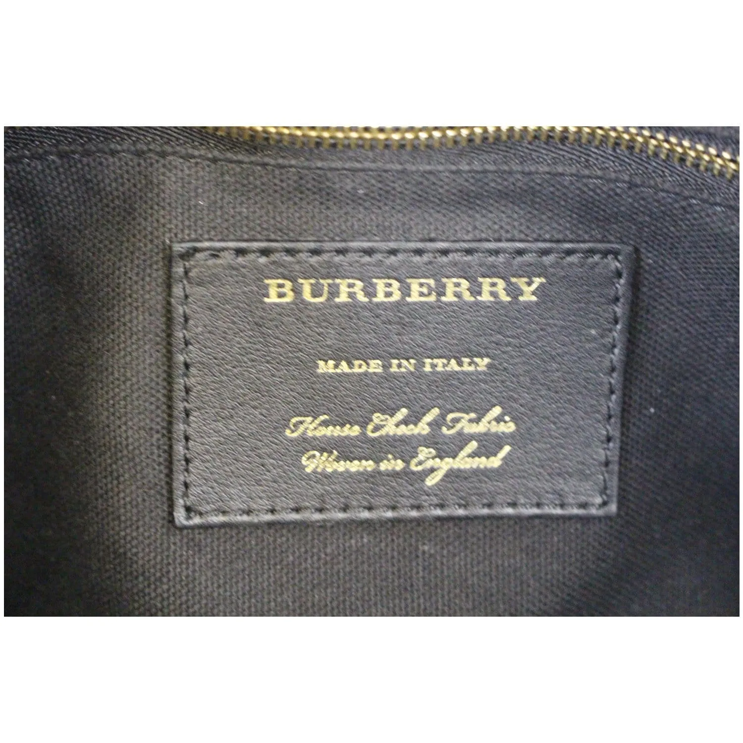 BURBERRY Alchester Medium House Check Satchel Bag Black/Beige