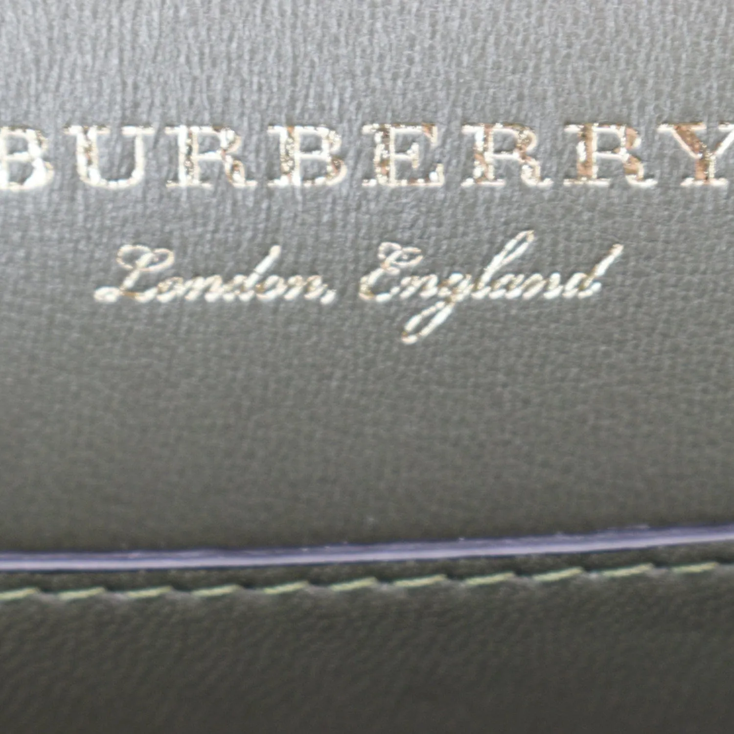 BURBERRY Large Square Leather Satchel Bag White