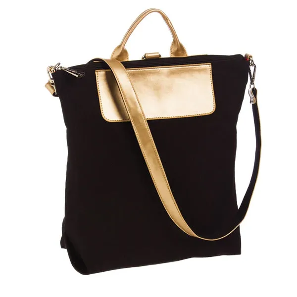 Busy Bee Convertible Backpack - Black