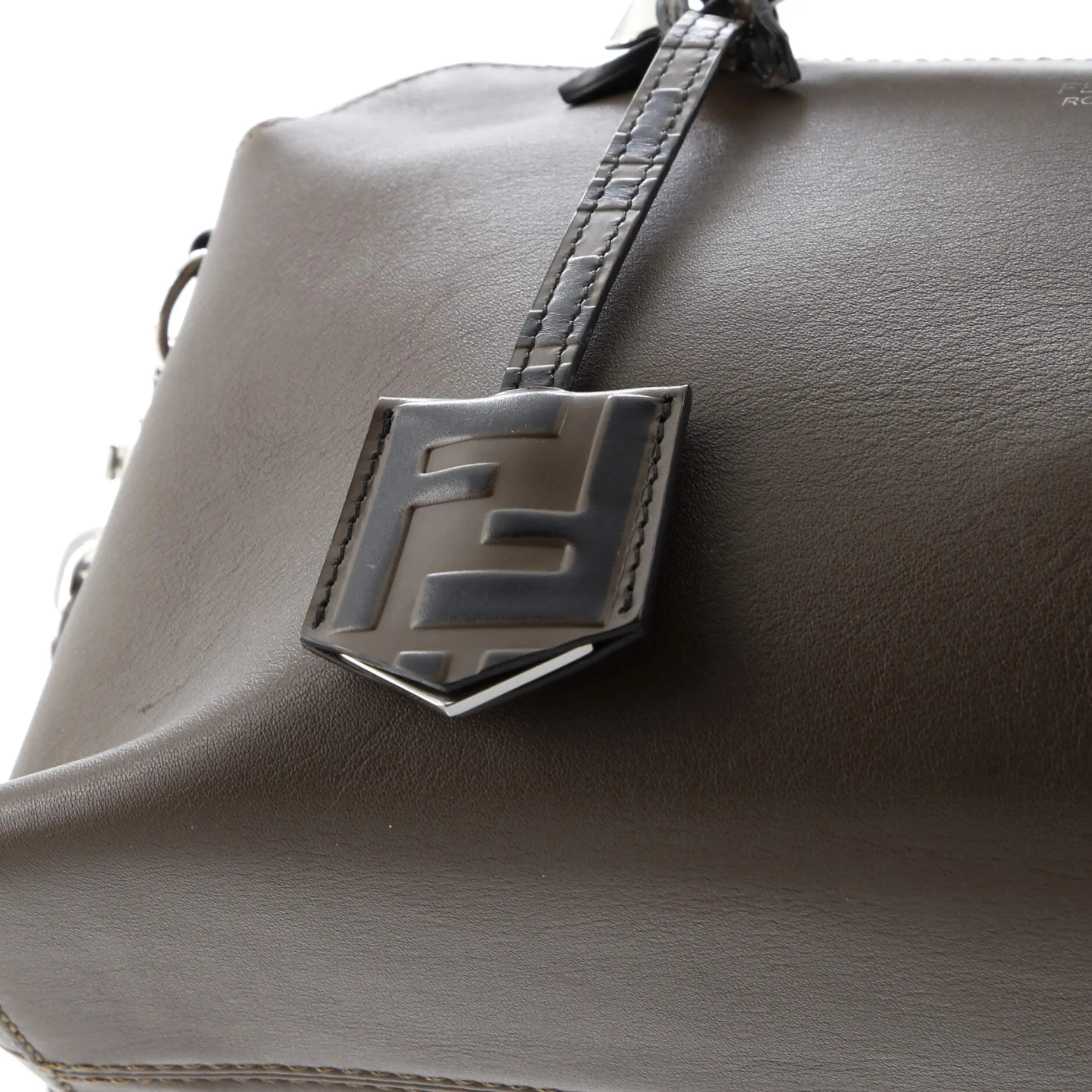 By The Way Satchel Leather with Zucca Embossed Detail Small