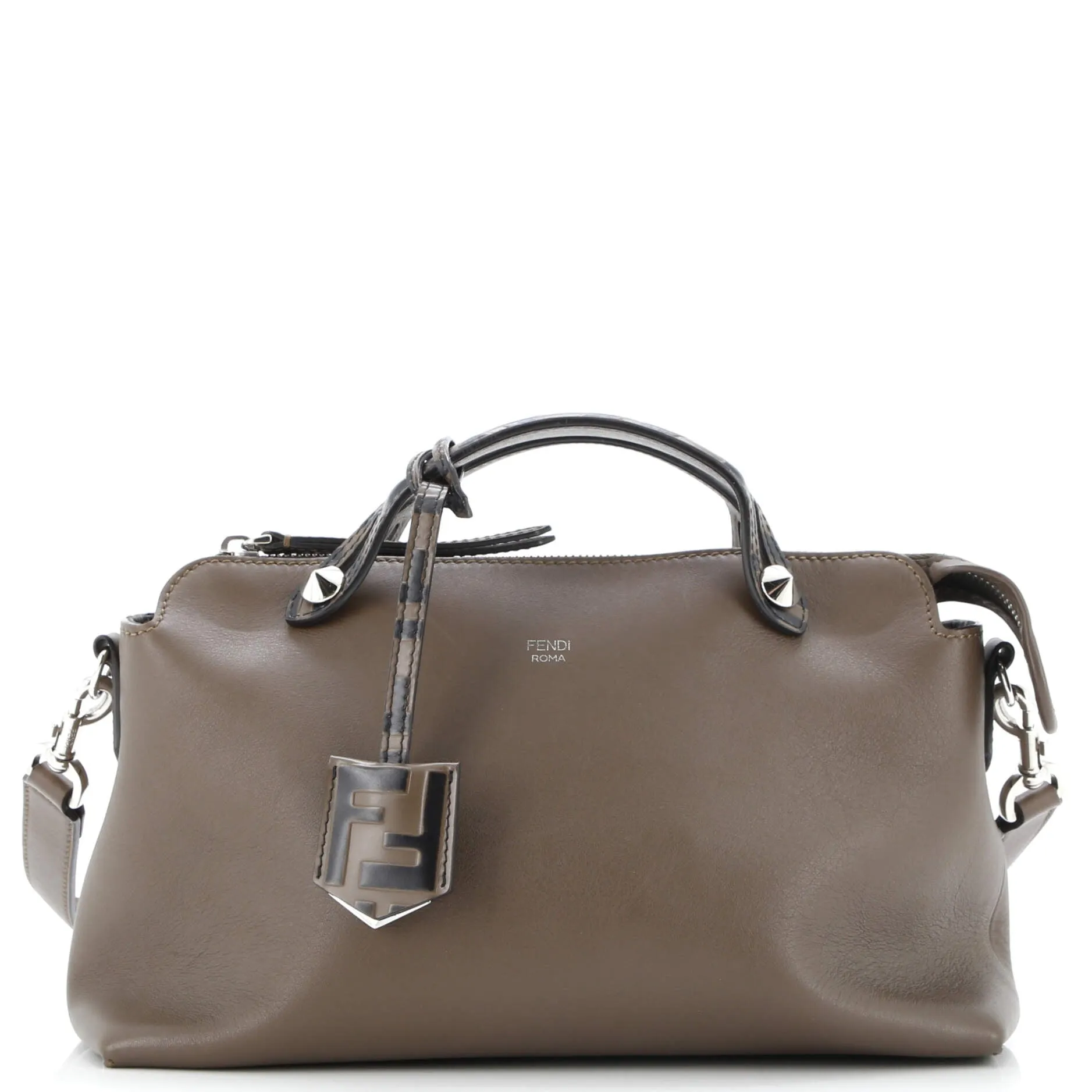 By The Way Satchel Leather with Zucca Embossed Detail Small