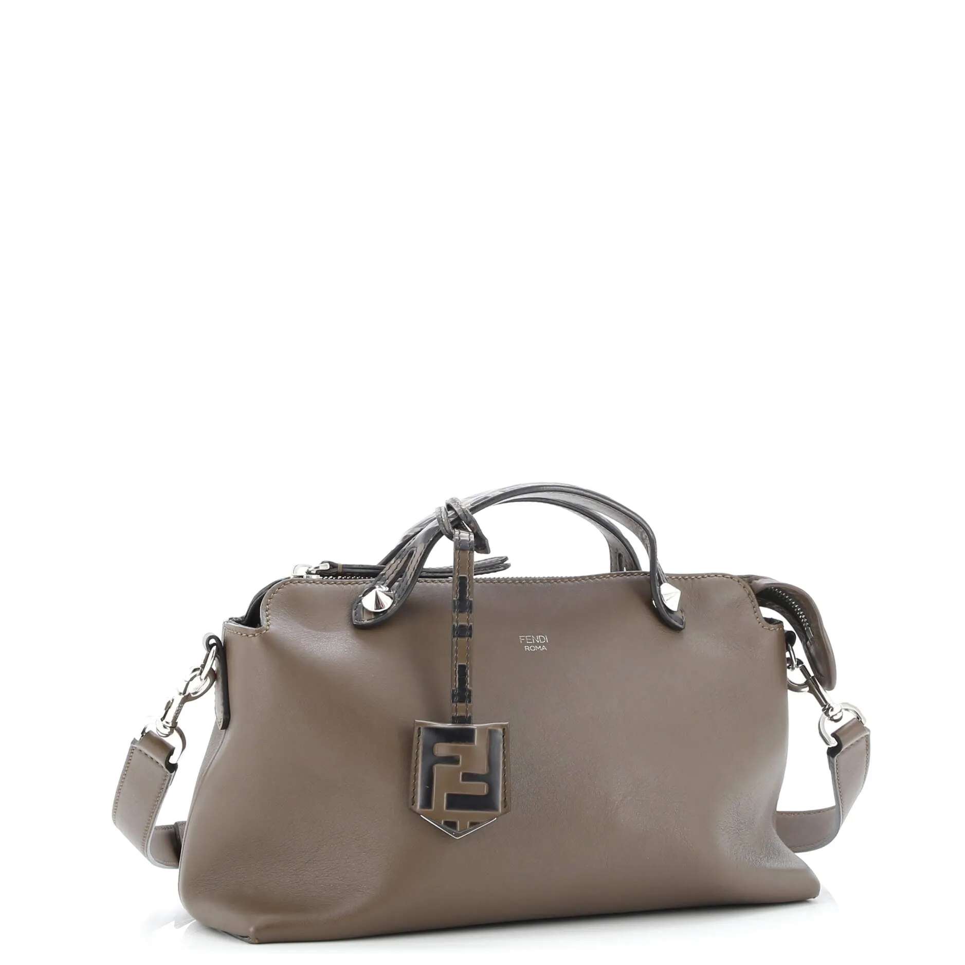 By The Way Satchel Leather with Zucca Embossed Detail Small