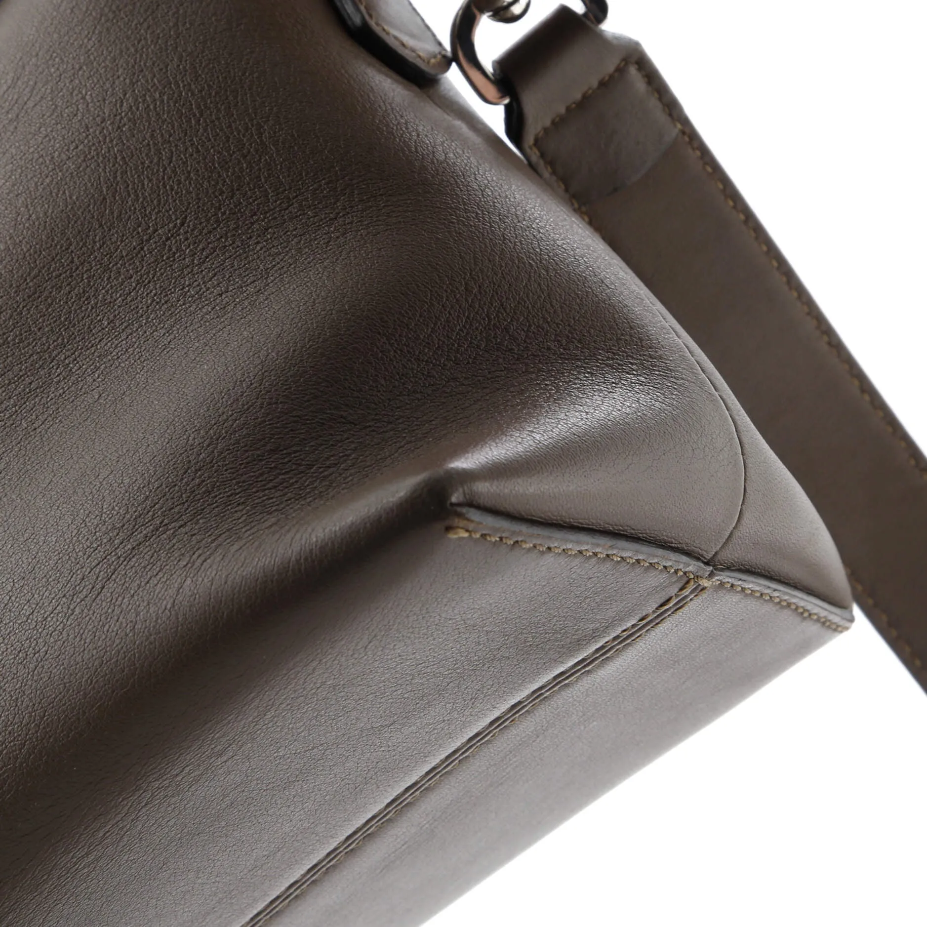 By The Way Satchel Leather with Zucca Embossed Detail Small