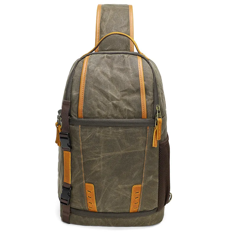 Canvas Camera Sling Bag | Machu Picchu