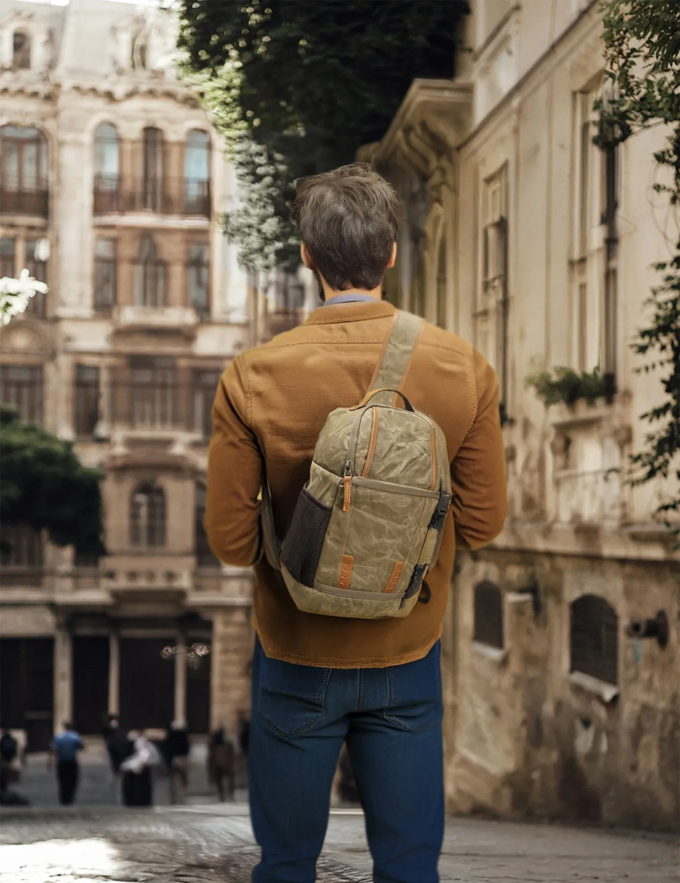 Canvas Camera Sling Bag | Machu Picchu