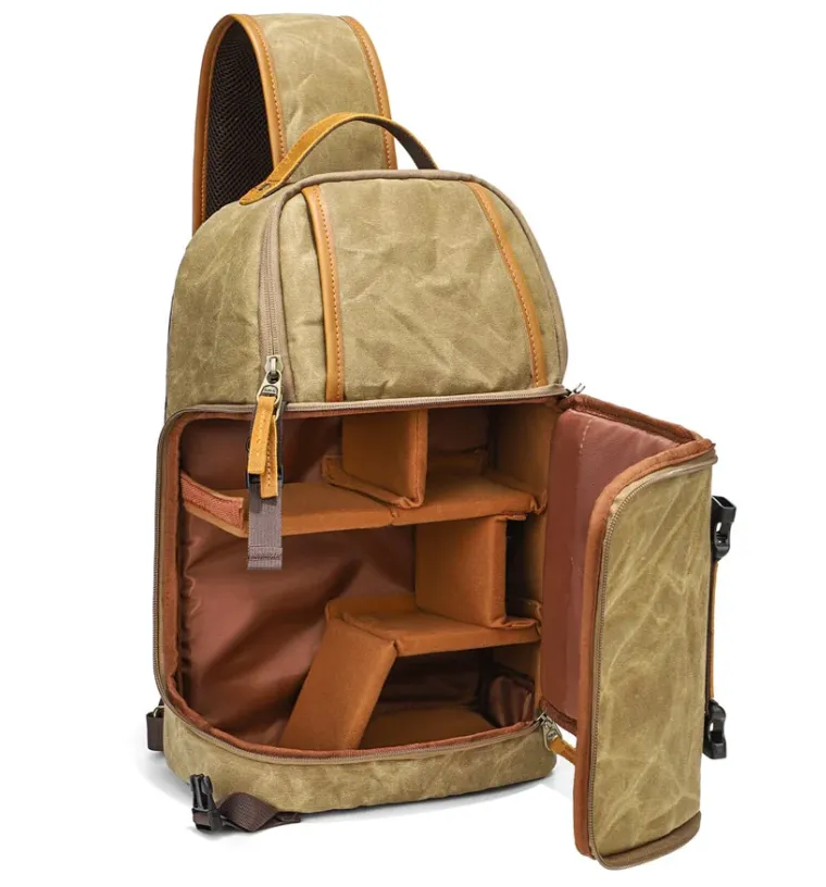 Canvas Camera Sling Bag | Machu Picchu