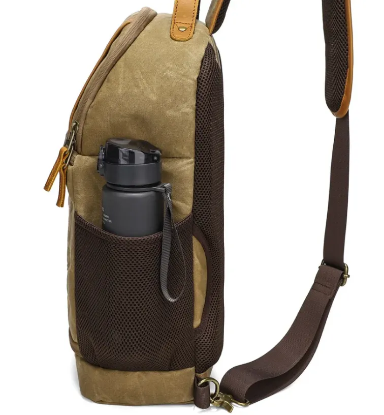 Canvas Camera Sling Bag | Machu Picchu