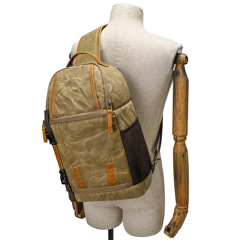 Canvas Camera Sling Bag | Machu Picchu