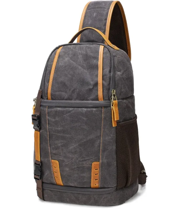Canvas Camera Sling Bag | Machu Picchu