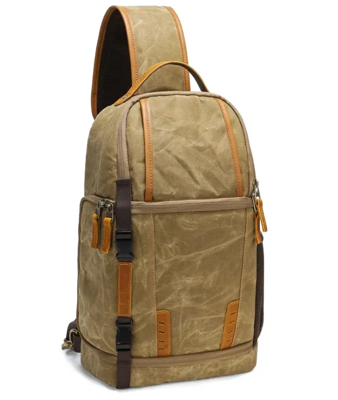 Canvas Camera Sling Bag | Machu Picchu