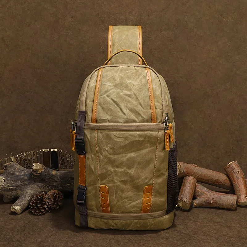 Canvas Camera Sling Bag | Machu Picchu