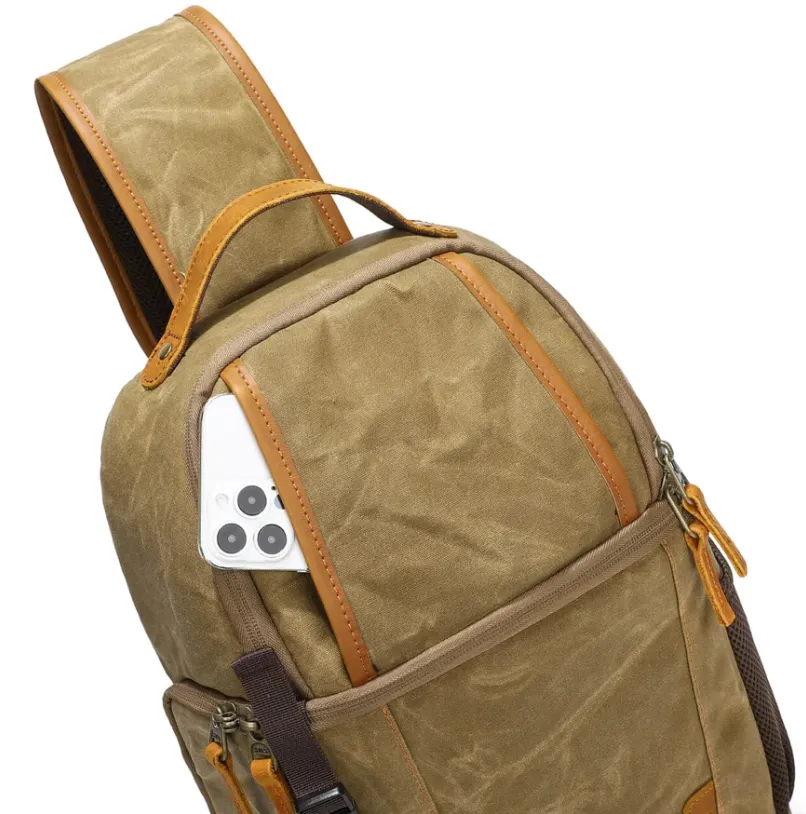 Canvas Camera Sling Bag | Machu Picchu