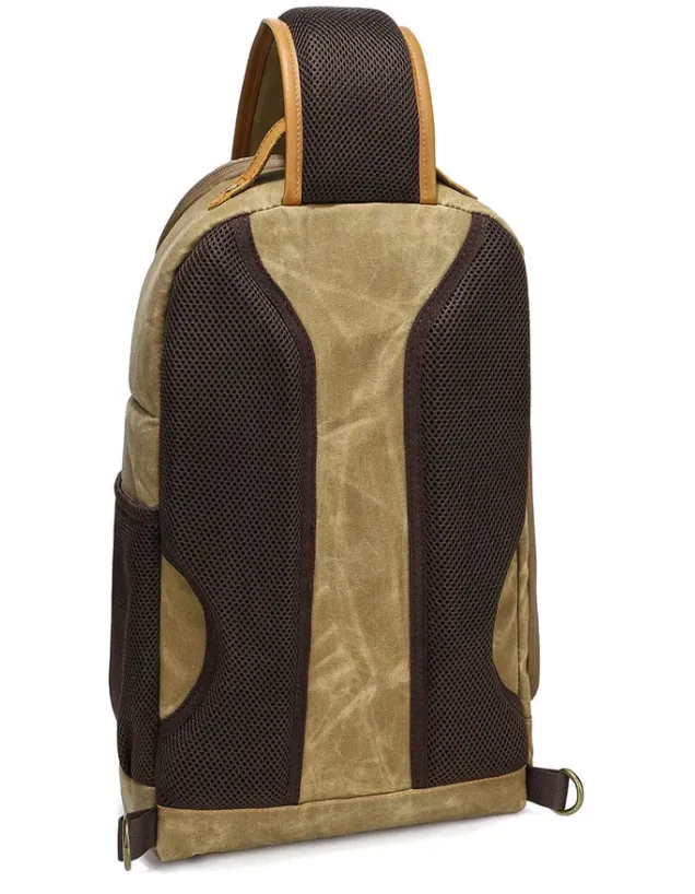 Canvas Camera Sling Bag | Machu Picchu