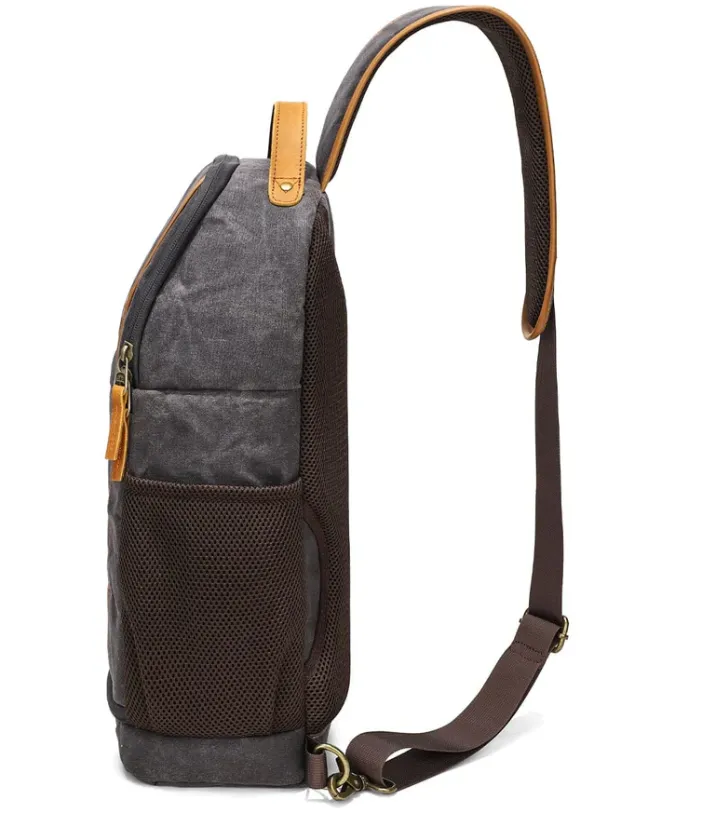 Canvas Camera Sling Bag | Machu Picchu