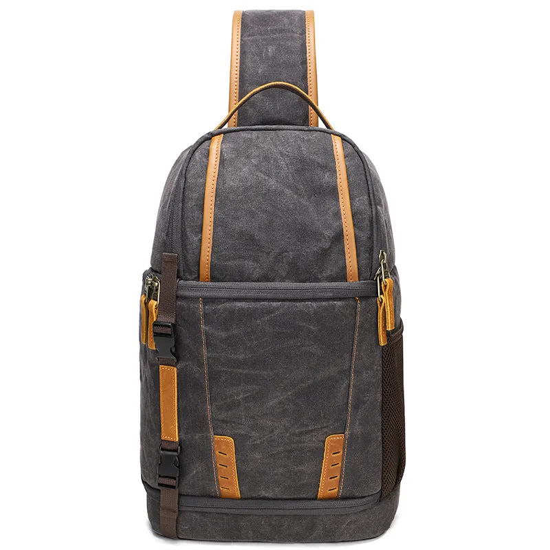 Canvas Camera Sling Bag | Machu Picchu
