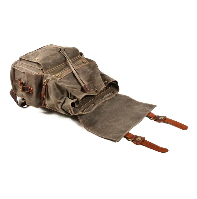 Canvas Drawstring Rucksack  | Redwood