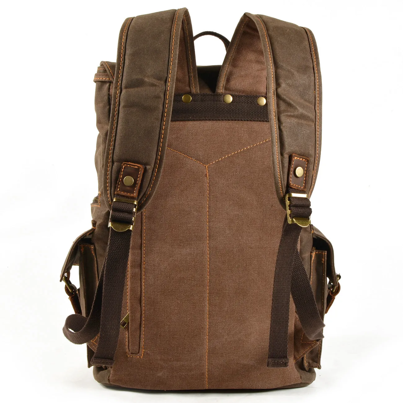 Canvas Drawstring Rucksack  | Redwood