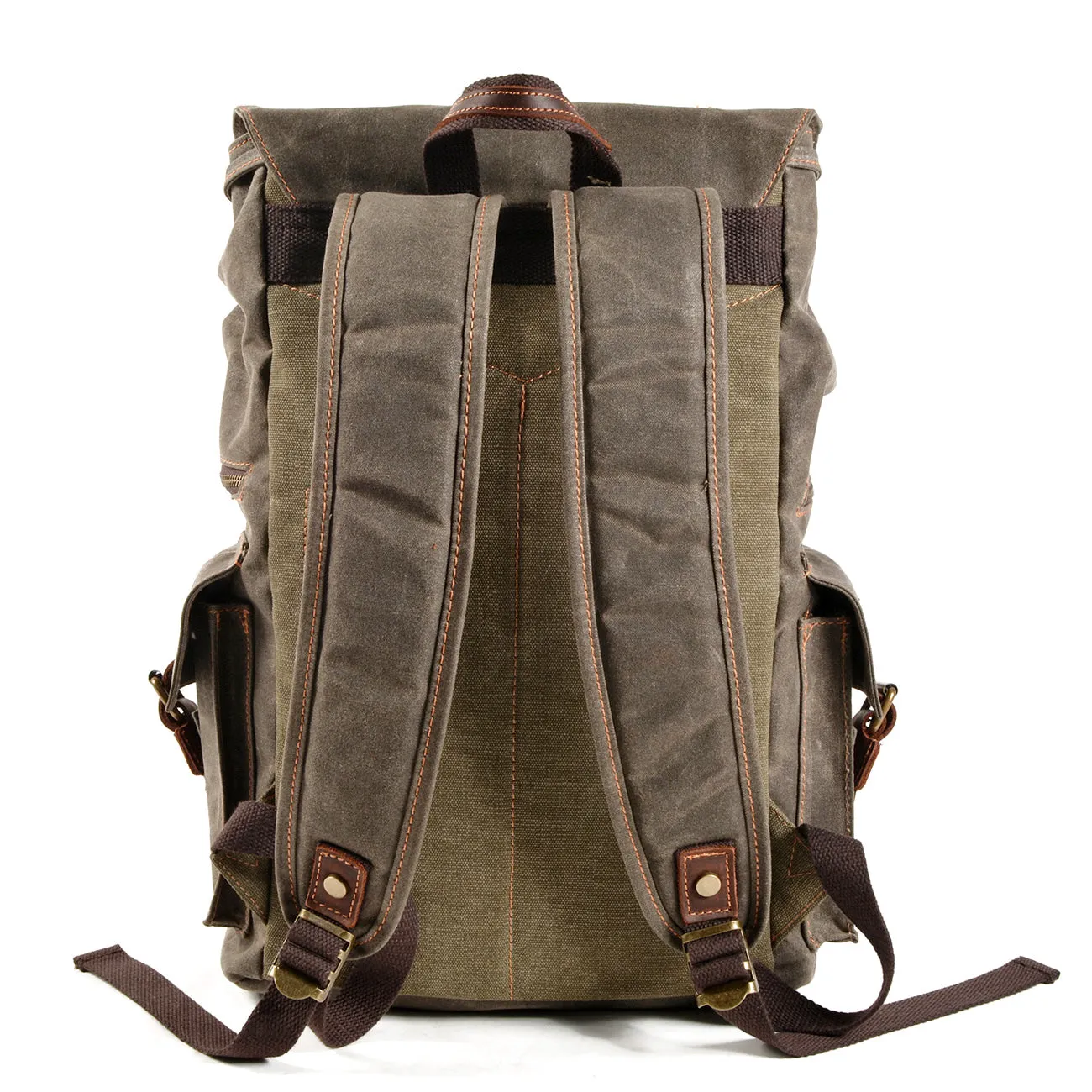 Canvas Drawstring Rucksack  | Redwood