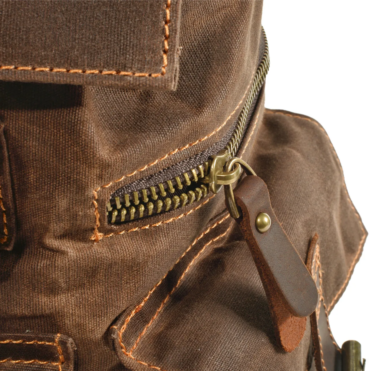 Canvas Drawstring Rucksack  | Redwood