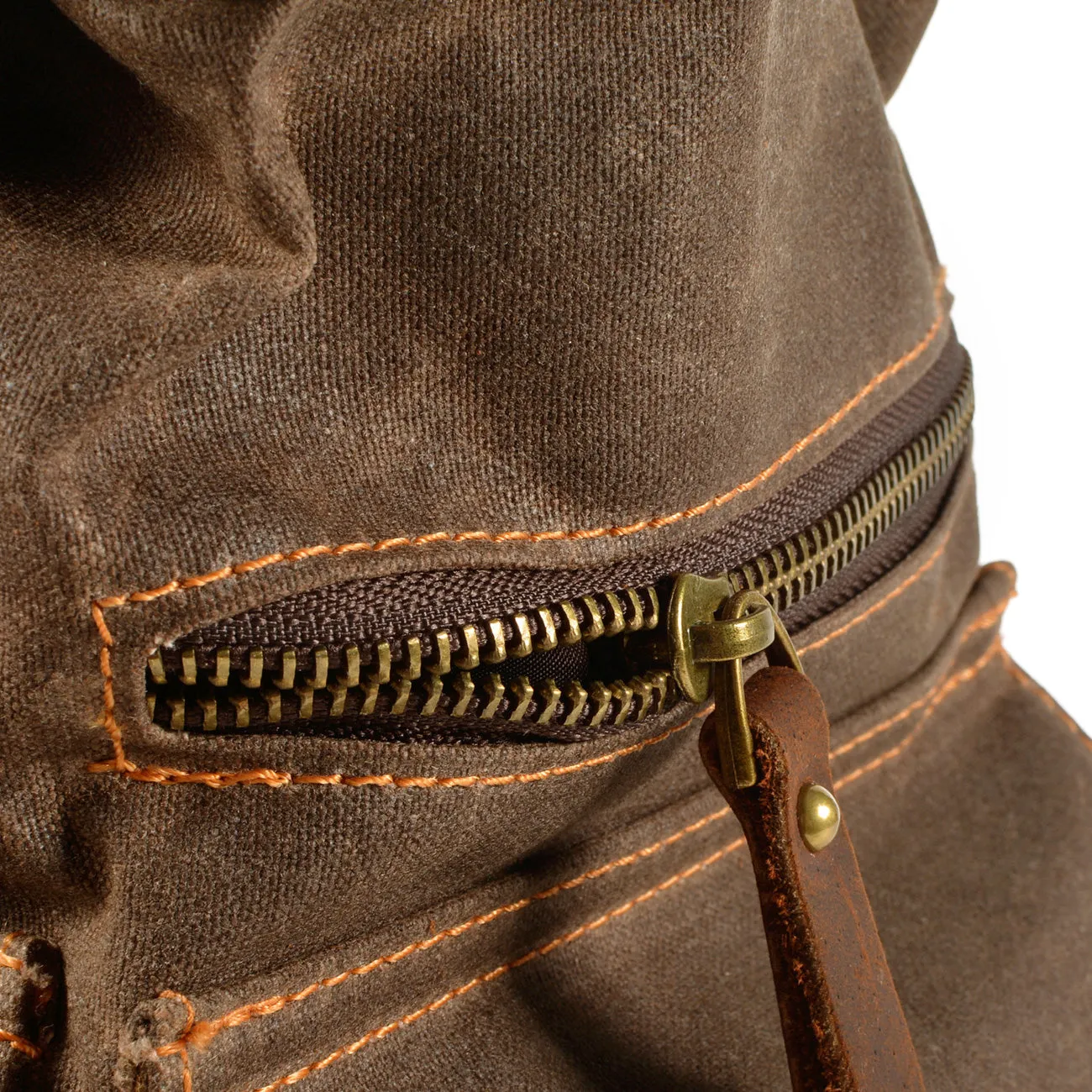 Canvas Drawstring Rucksack  | Redwood