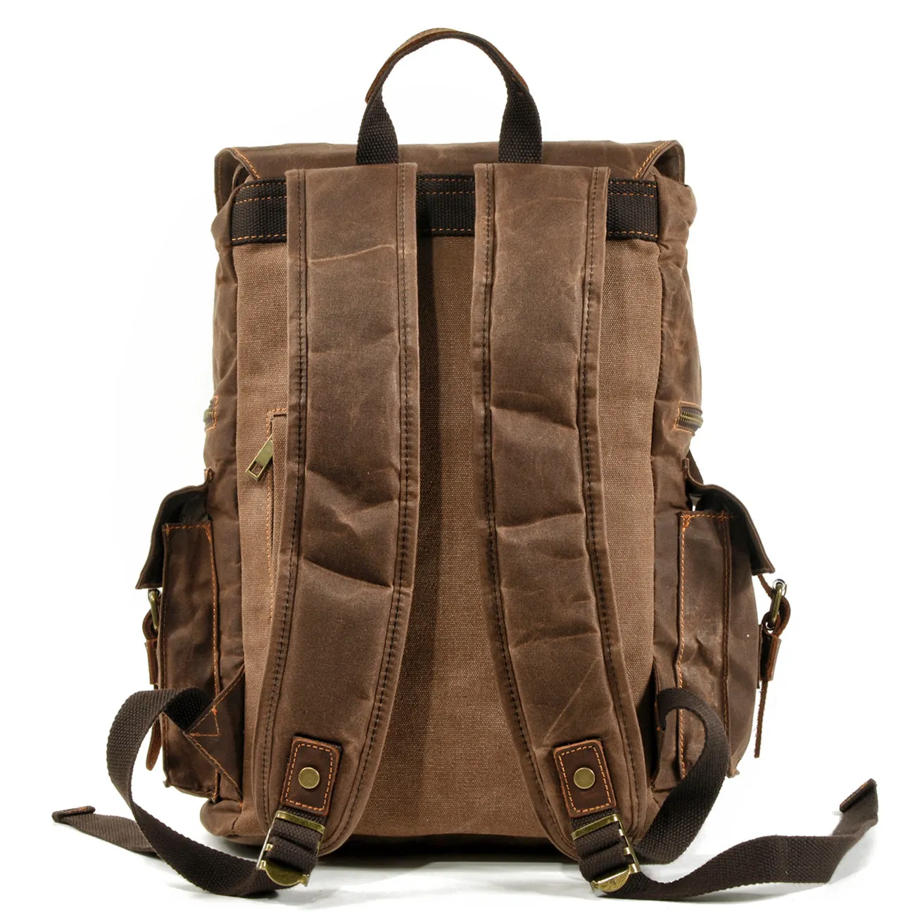 Canvas Drawstring Rucksack  | Redwood