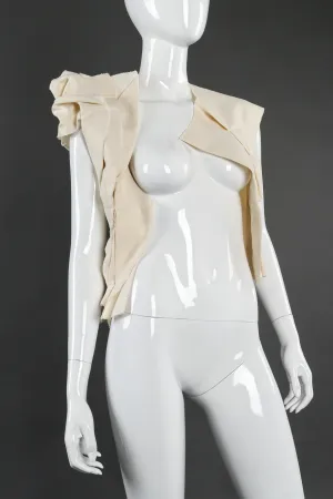 Canvas Pleated Vest