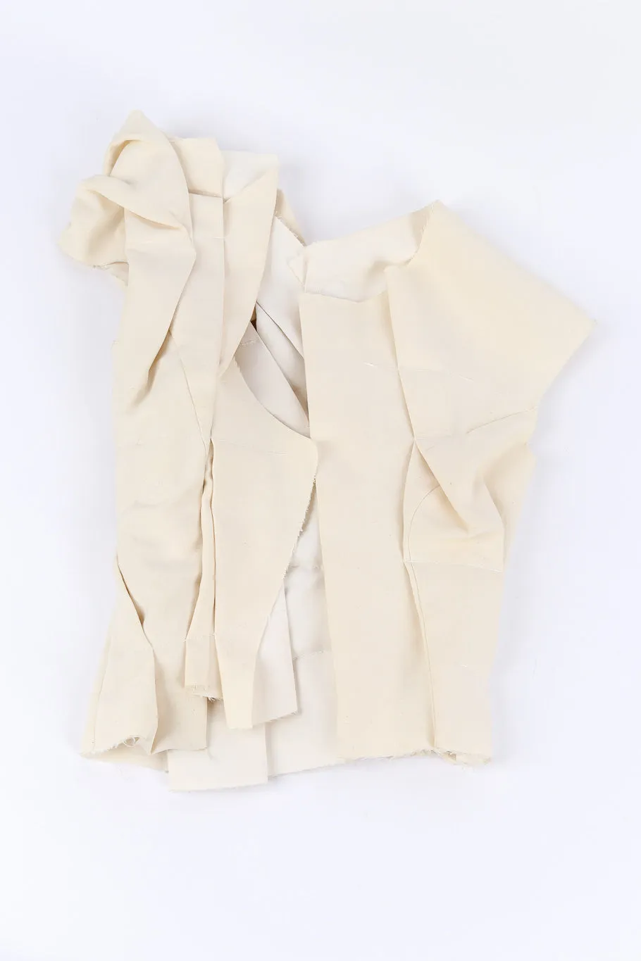 Canvas Pleated Vest