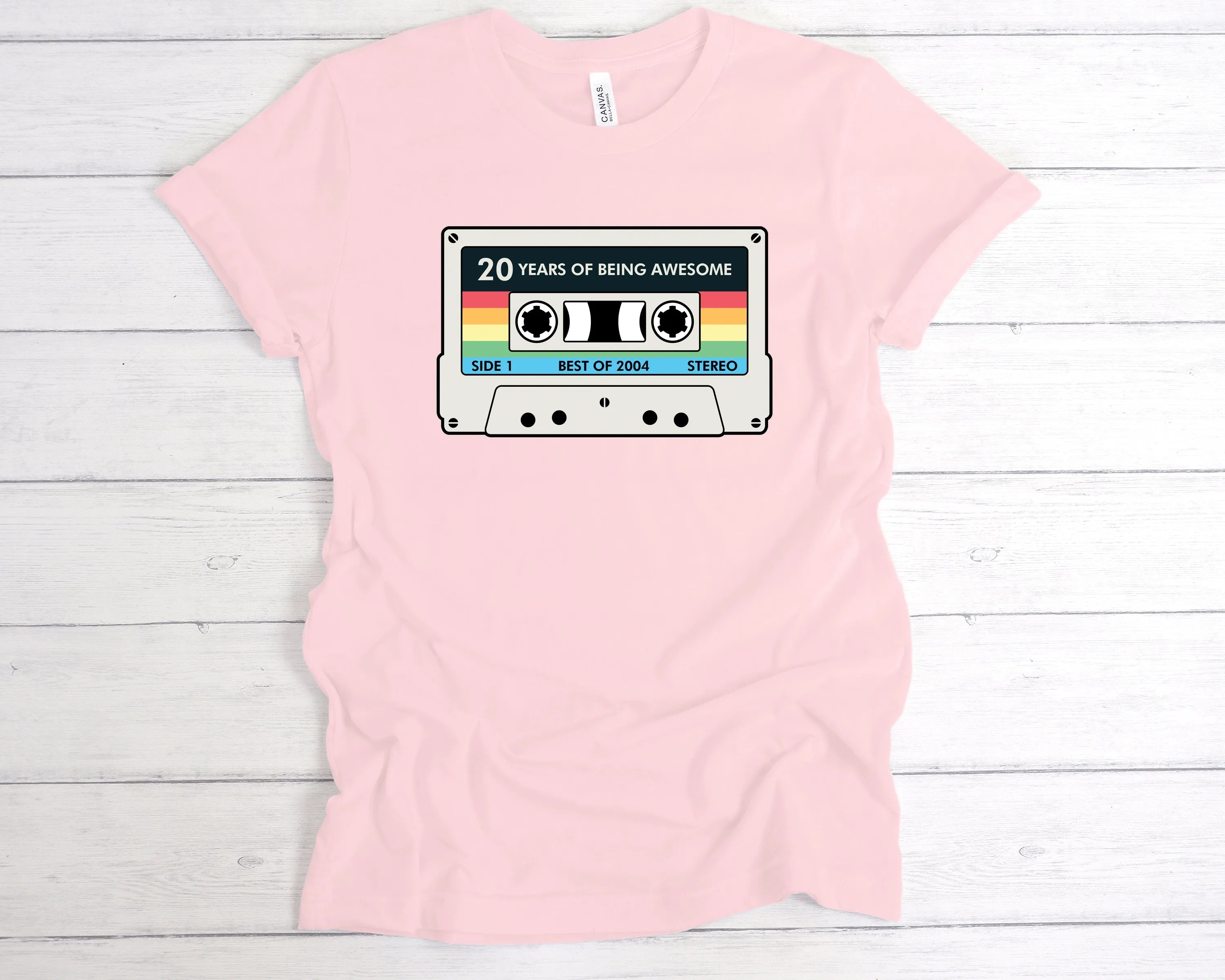 Cassette 20 Years Of Being Awesome T-Shirt