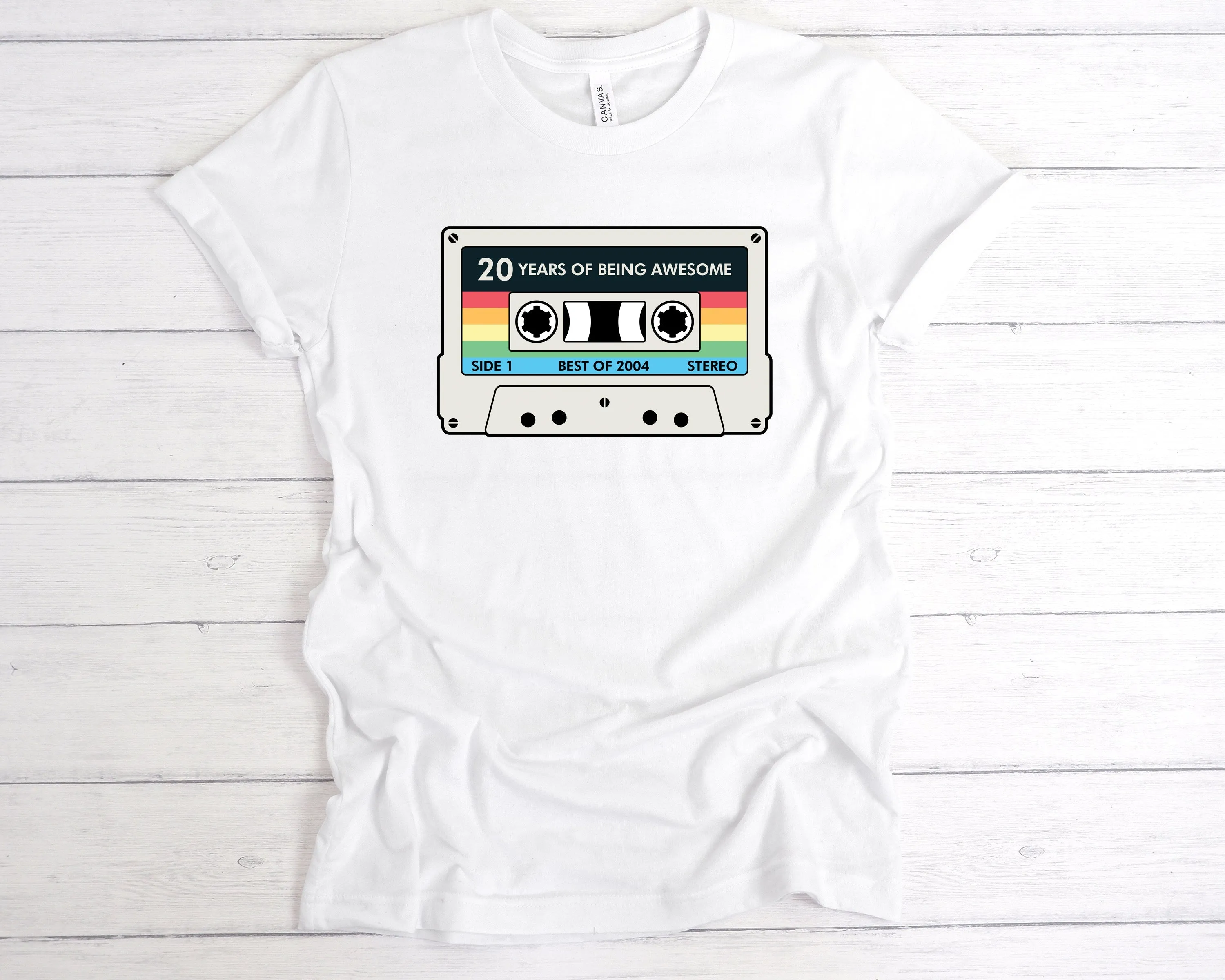 Cassette 20 Years Of Being Awesome T-Shirt