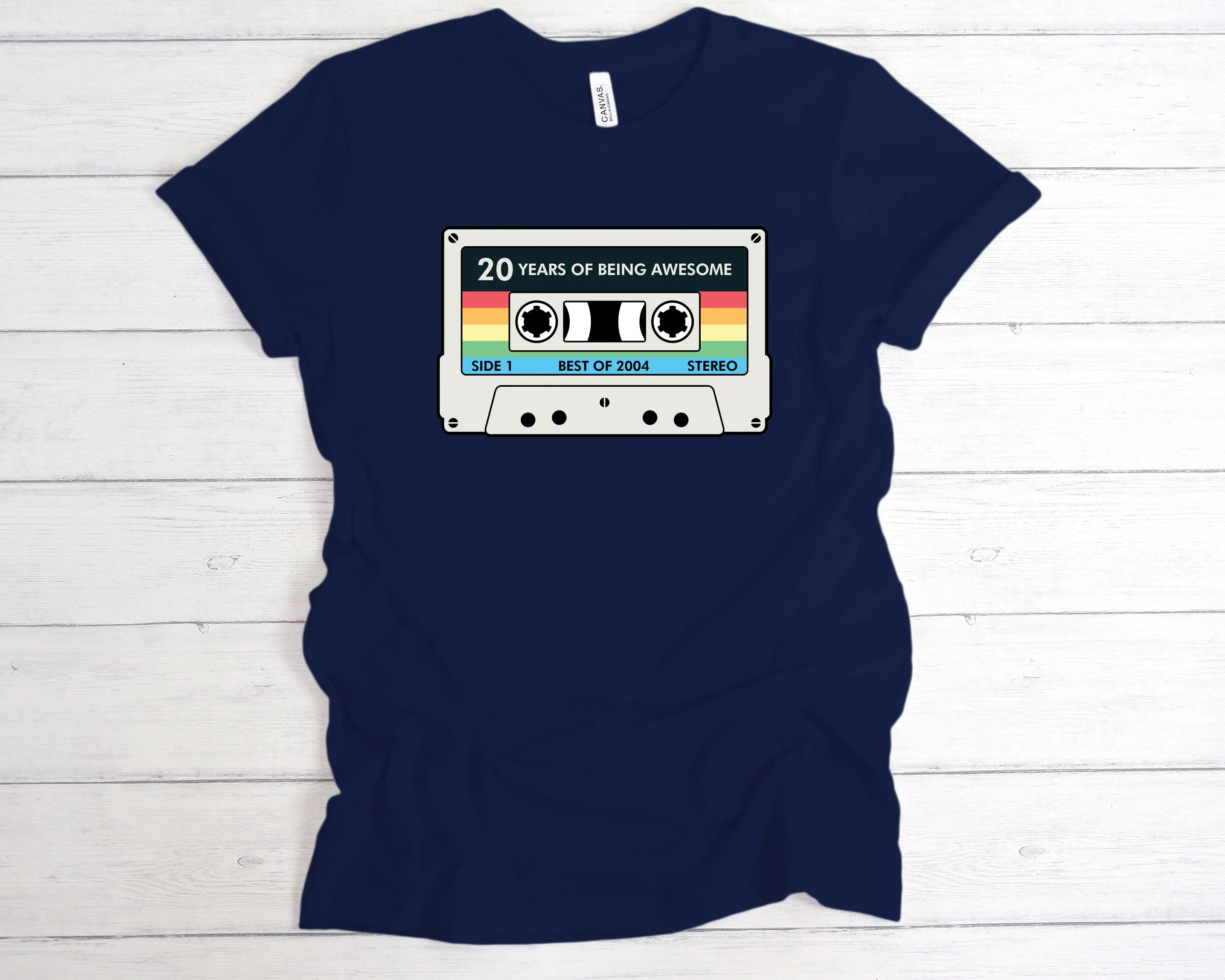 Cassette 20 Years Of Being Awesome T-Shirt