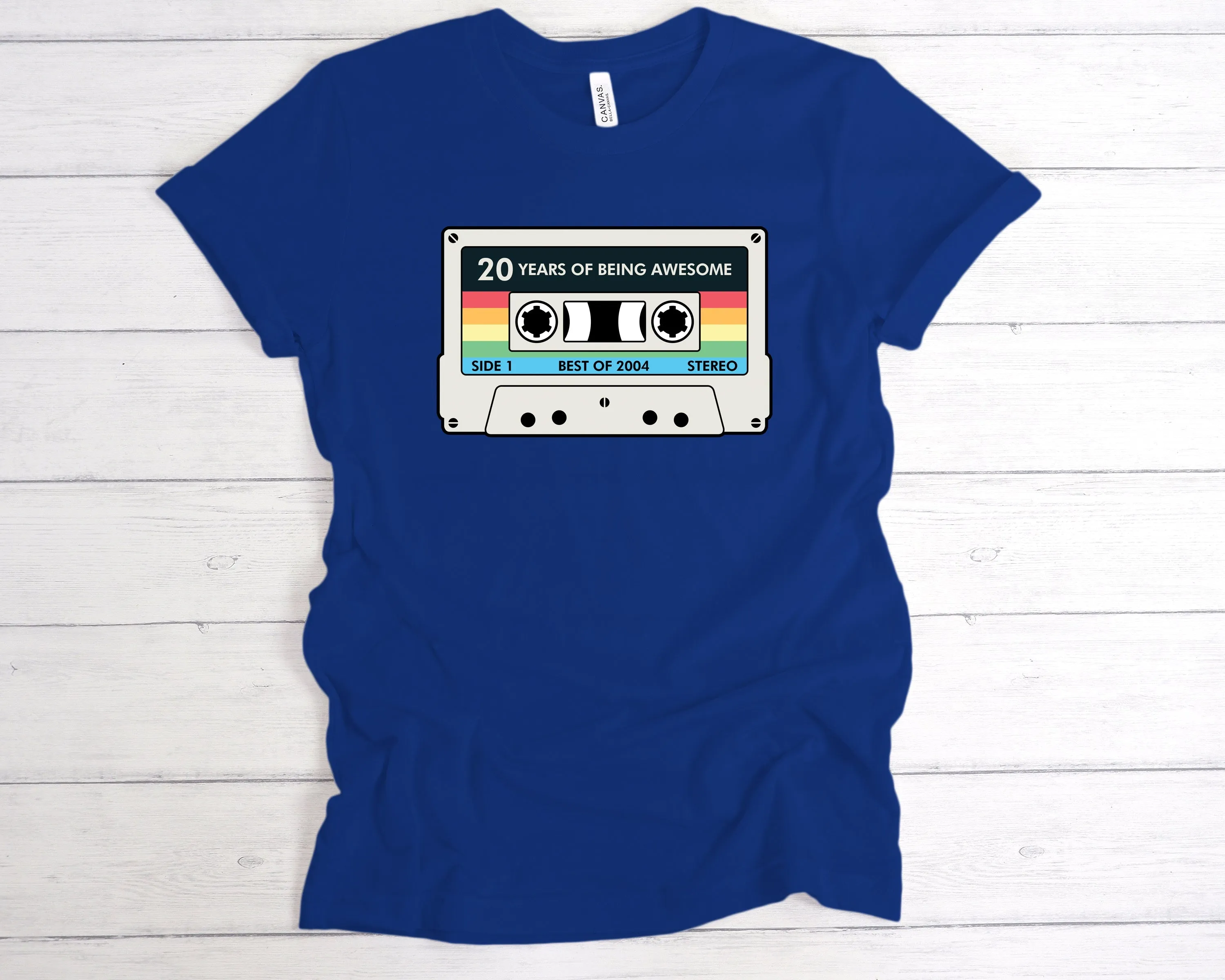 Cassette 20 Years Of Being Awesome T-Shirt
