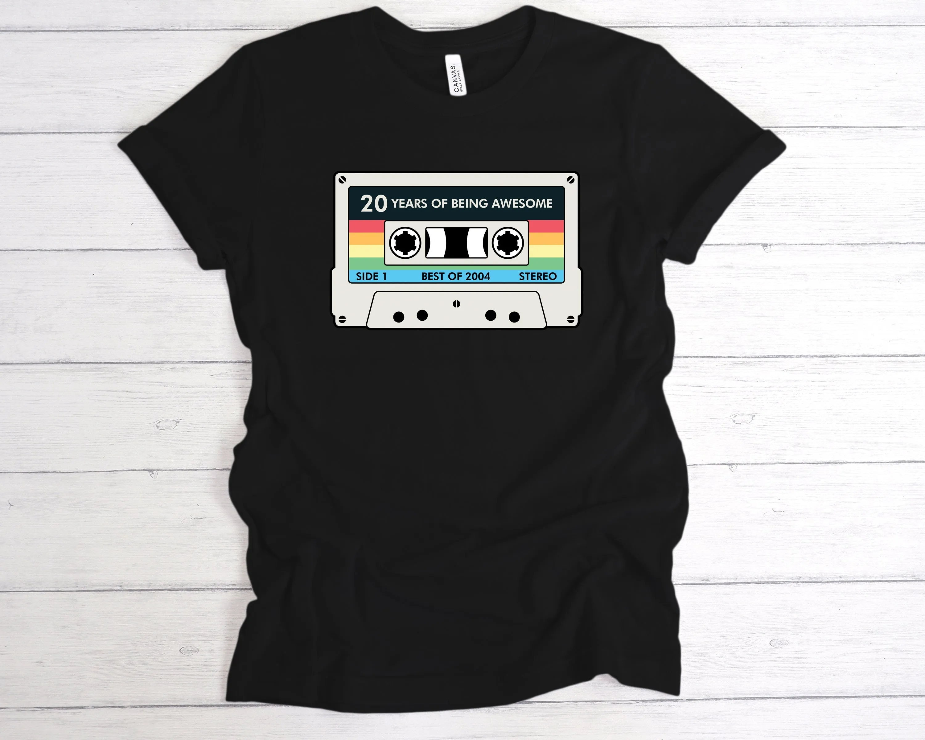 Cassette 20 Years Of Being Awesome T-Shirt