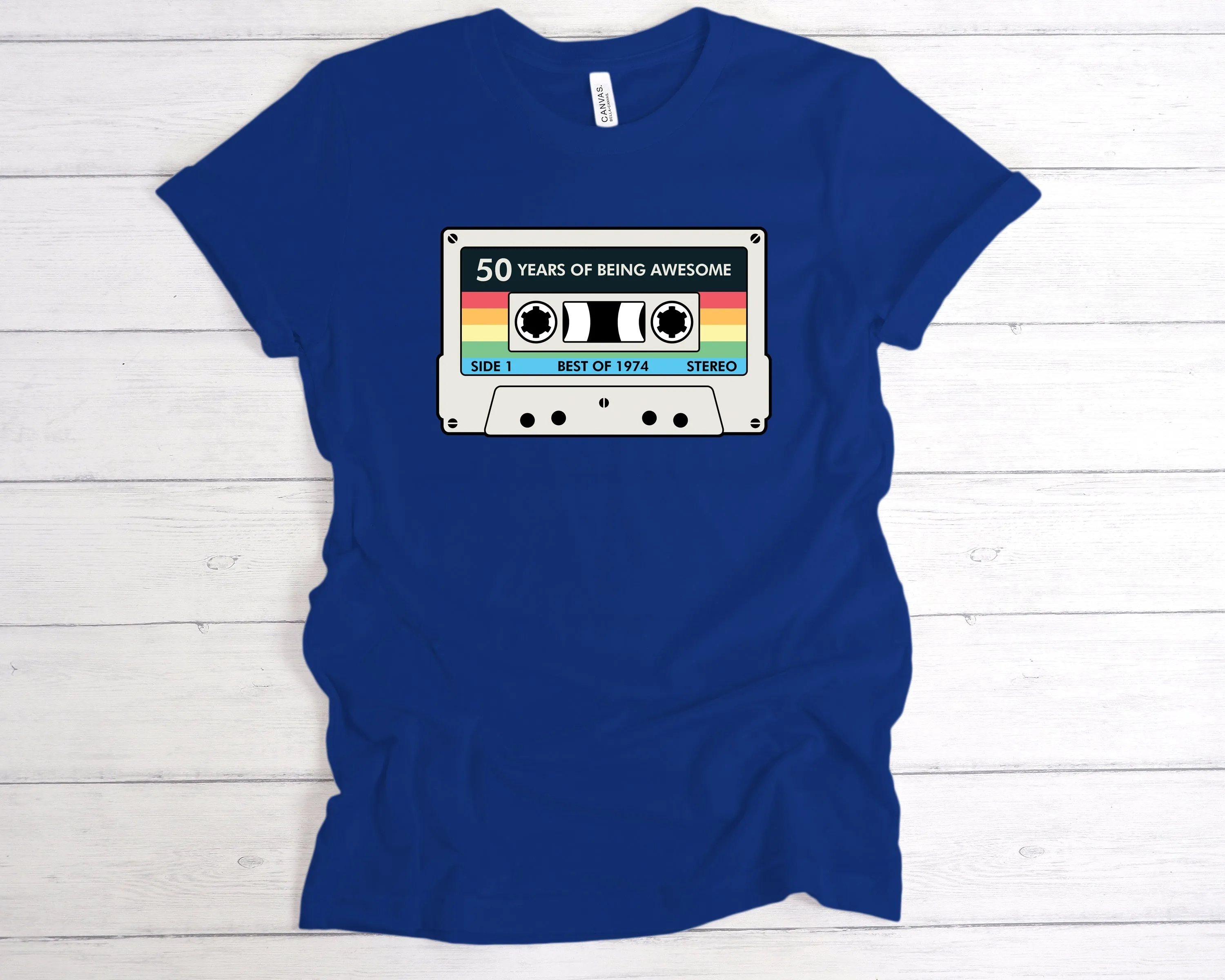 Cassette 50 Years Of Being Awesome T-Shirt