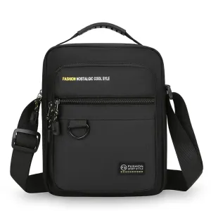 Casual Multi-Function Small Men Handbag Simple Oxford Casual Shoulder Bags For Men Crossbody Bag Vintage Summer Messenger Bag