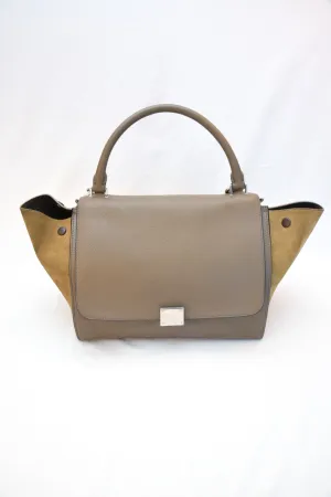 Celine Trapeze Large Handbag - Taupe