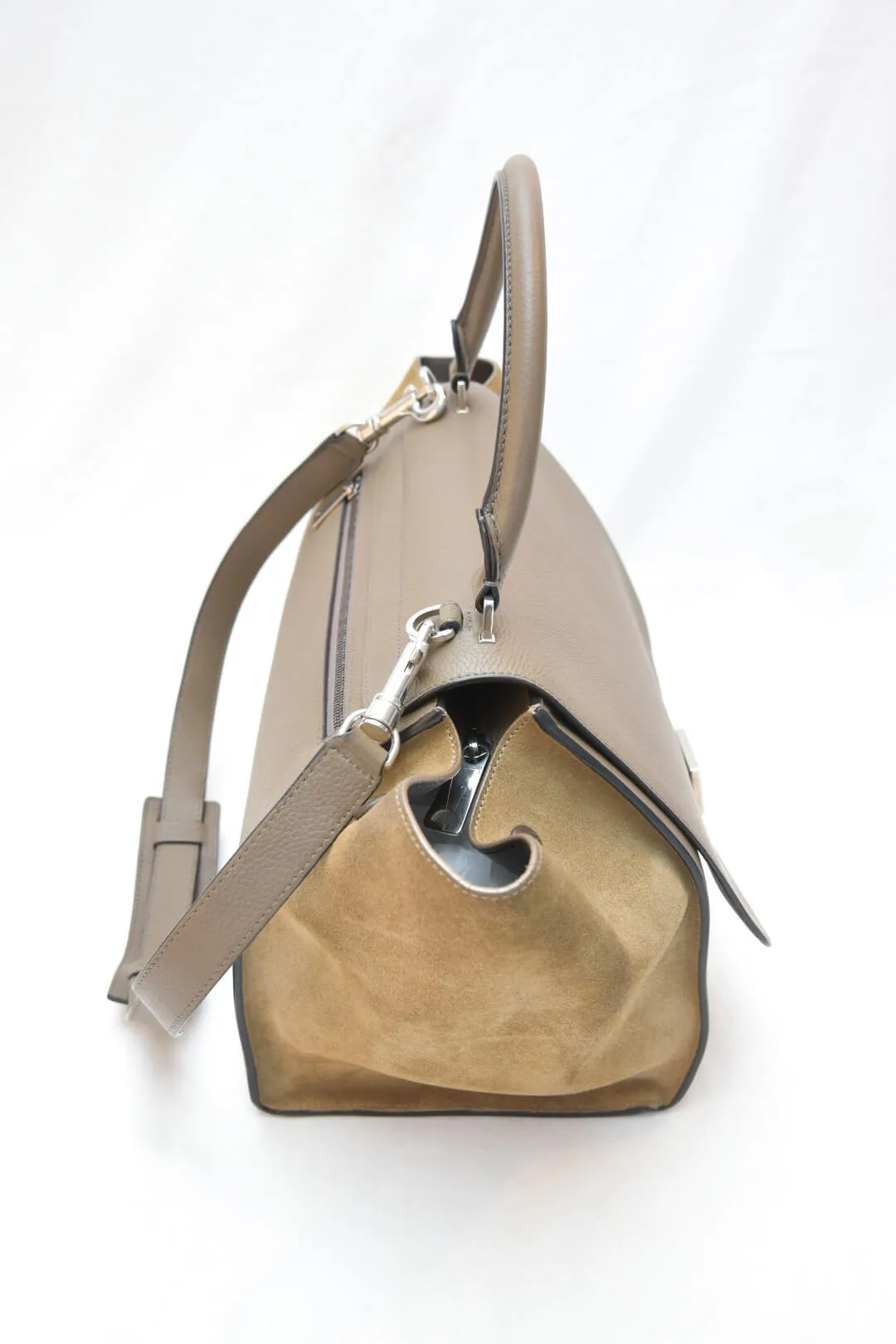 Celine Trapeze Large Handbag - Taupe