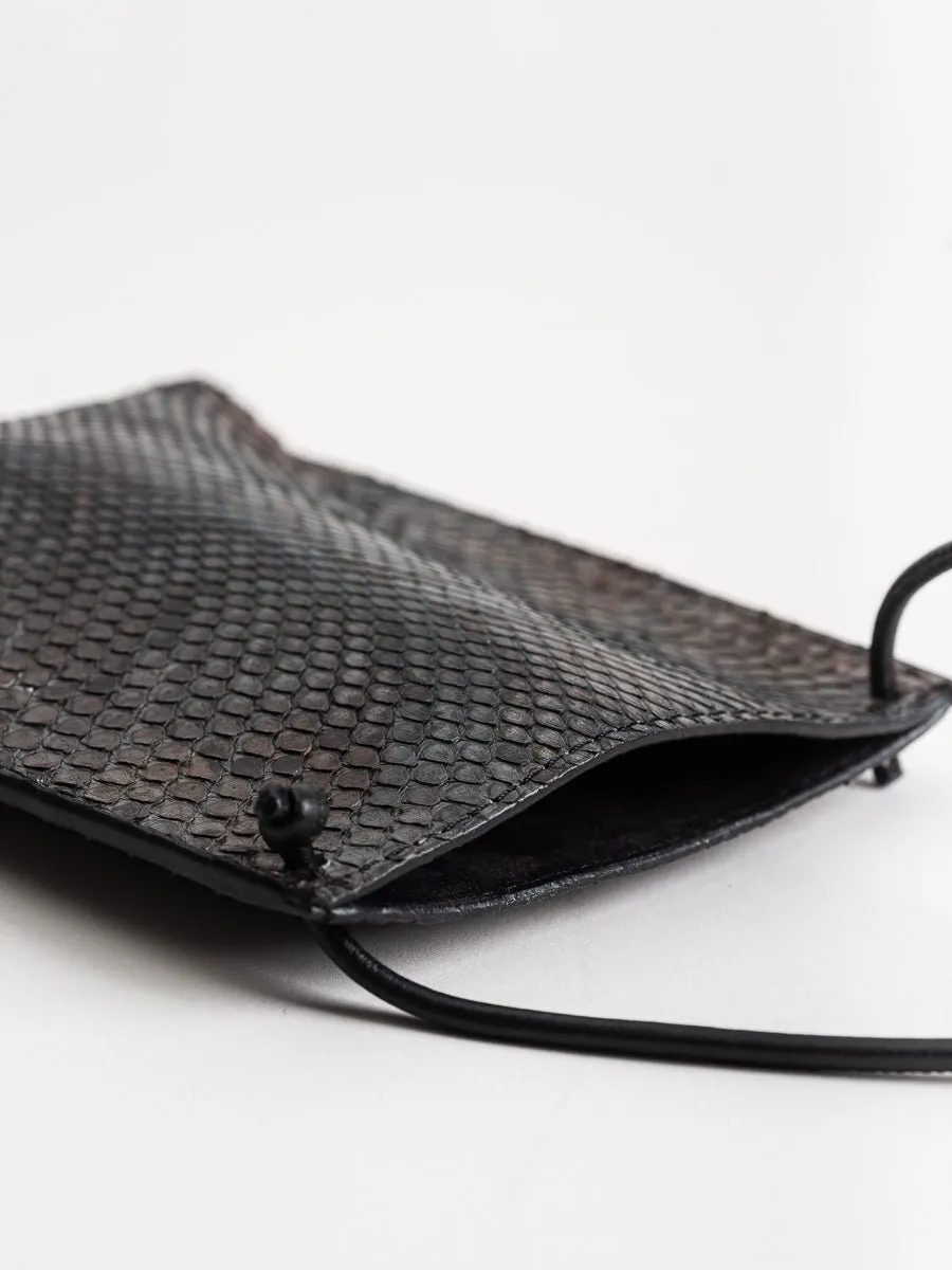 cell pouch - dapple gray python