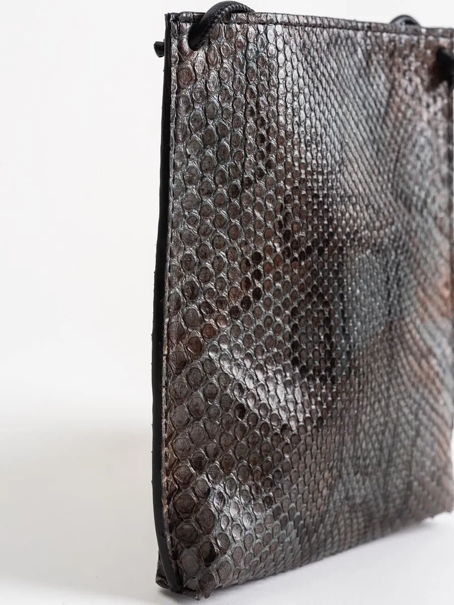 cell pouch - dapple gray python