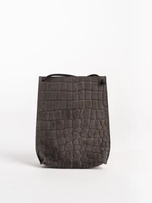 cell pouch - flannel sueded gator