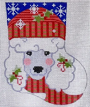 CH-705 - poodle mini stocking