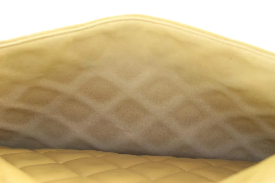 Chanel Beige Quilted Lambskin ShopperTote Chain Bag 593cas615