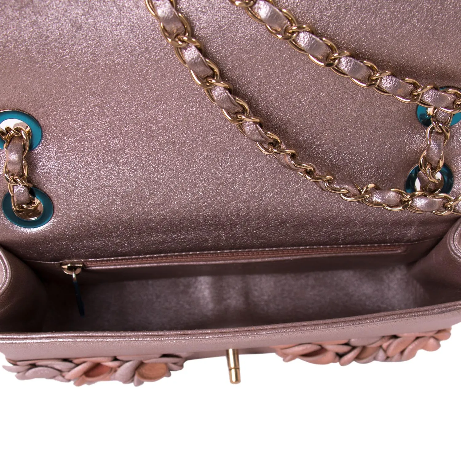 Chanel CC Camelia Embellished Flap Bag