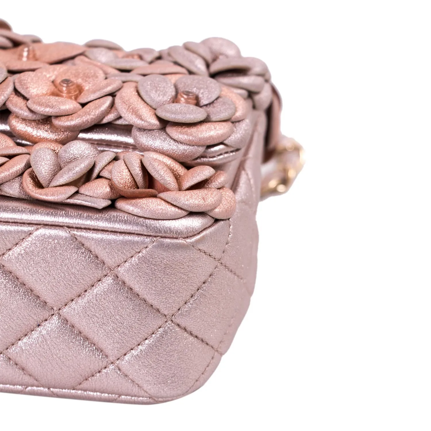Chanel CC Camelia Embellished Flap Bag