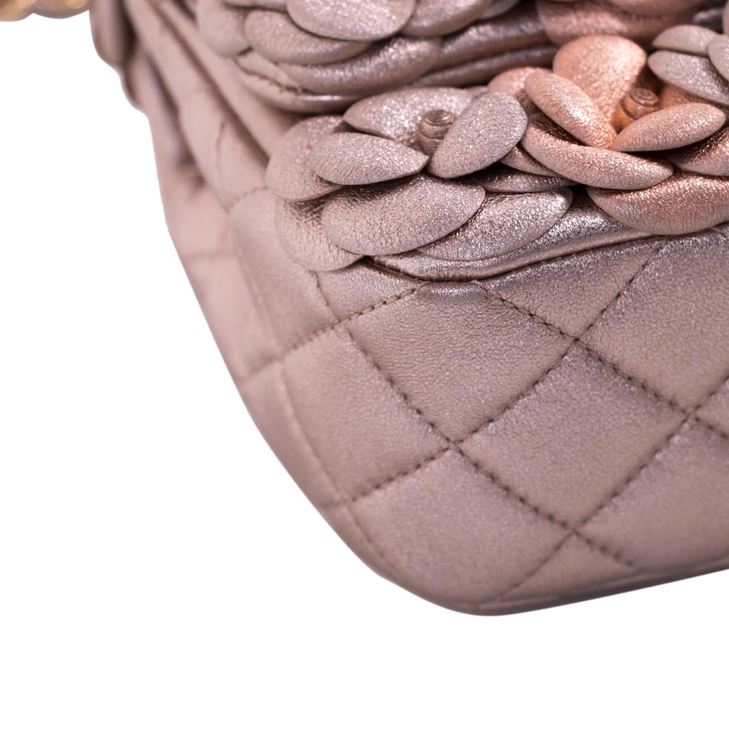 Chanel CC Camelia Embellished Flap Bag
