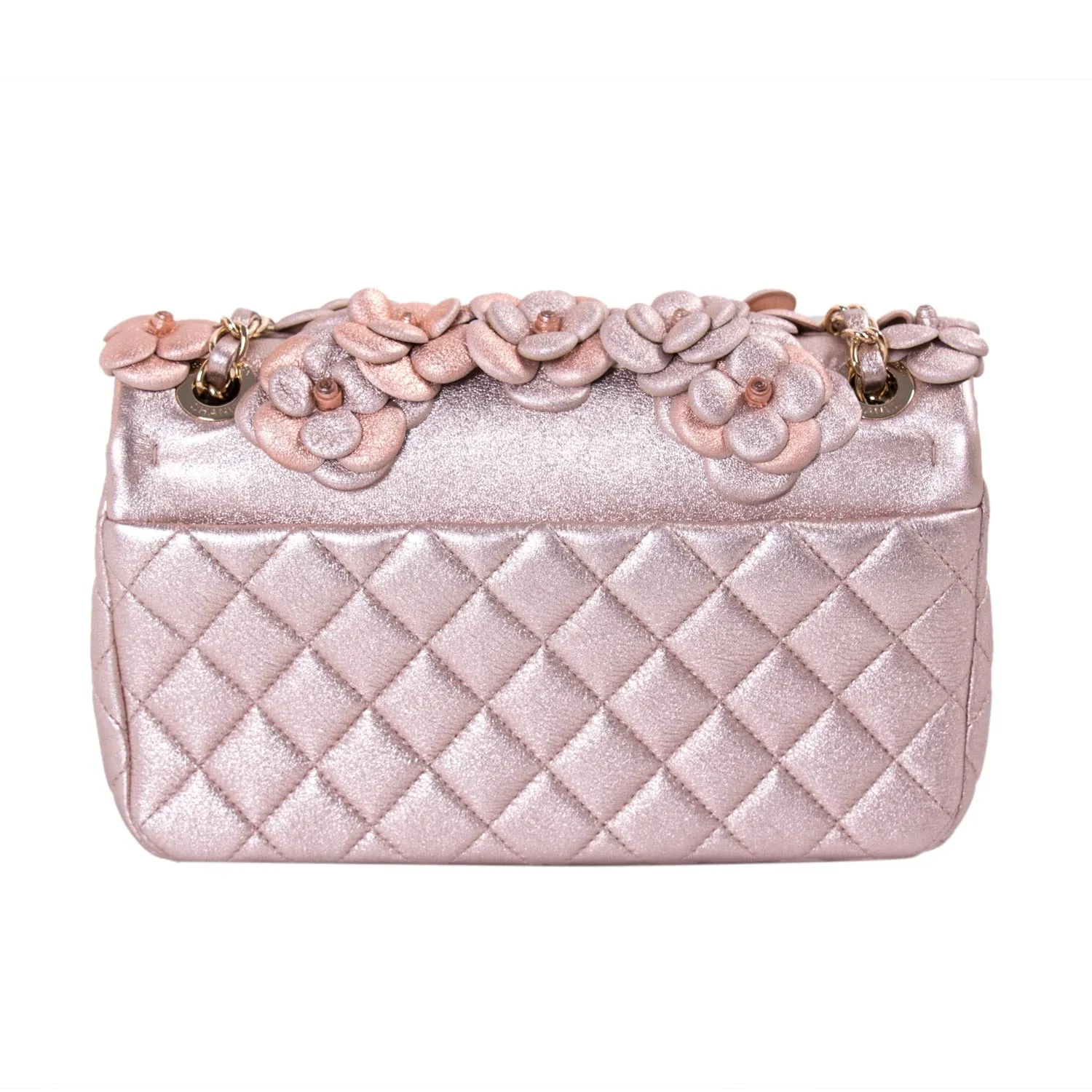 Chanel CC Camelia Embellished Flap Bag