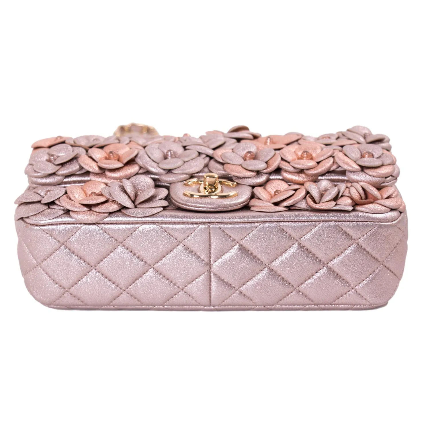Chanel CC Camelia Embellished Flap Bag