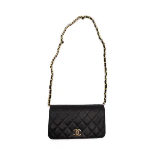 Chanel Lambskin Quilted Small Full Flap Shoulder Bag
